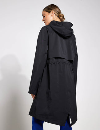 Stormwear Ultra Hooded Longline Parka Coat - Black