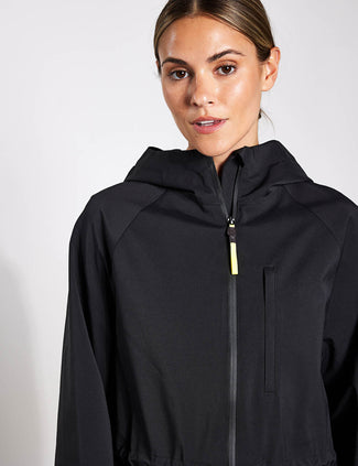 Stormwear Ultra Hooded Longline Parka Coat - Black